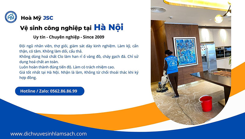 ve sinh cong ngiep Ha Noi-Hoa My JSC