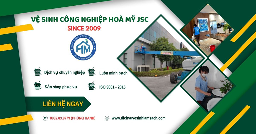 Vệ sinh công nghiệp Hoà Mỹ JSC