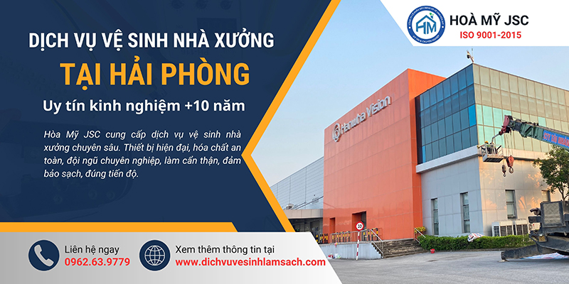Vệ sinh nhà xưởng tại Hải Phòng