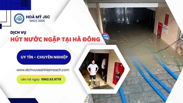 Dịch vụ hút nước ngập tại Hà Đông