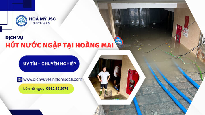 Dịch vụ hút nước ngập tại Hoàng Mai